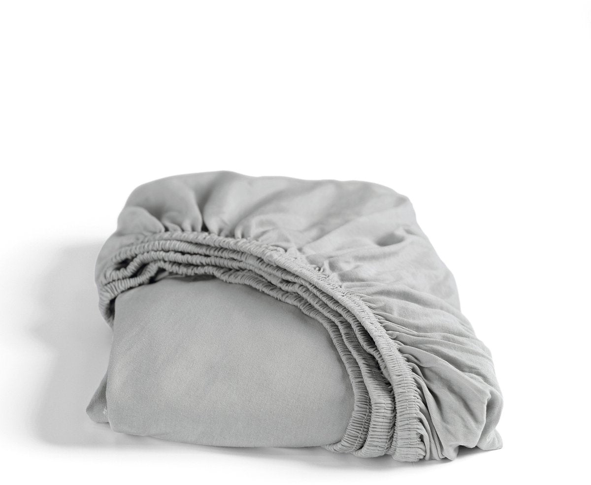 Cenicienta - sábana ajustable (hasta 35 cm) - jersey - 160x200 cm 210 cm - gris claro