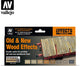 Vallejo hobbyverf acrylverf - 71187 old - new wood effects - acryl set verf set - 8x 17 ml