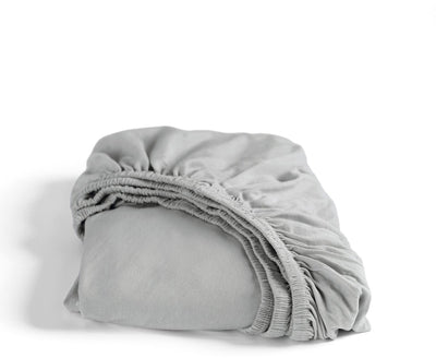 Cinderella - fitted sheet (up to 25 cm) - double jersey - 70x200 - light gray
