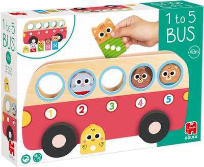 Jumbo - goula - autobús 1 a 5 - juego educativo