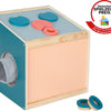 Caja de nivel sensorial de madera de pie pequeño con lente sensorial