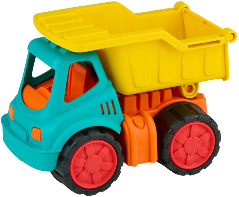 Eddy Toys Camión Volquete de Arena Camión de Juguete - Camión de Arena de Juguete con Contenedor Basculante - Camión Volquete de Juguetes para Exteriores - Camión Volquete de Juguete para Arenero y Playa - Plástico
