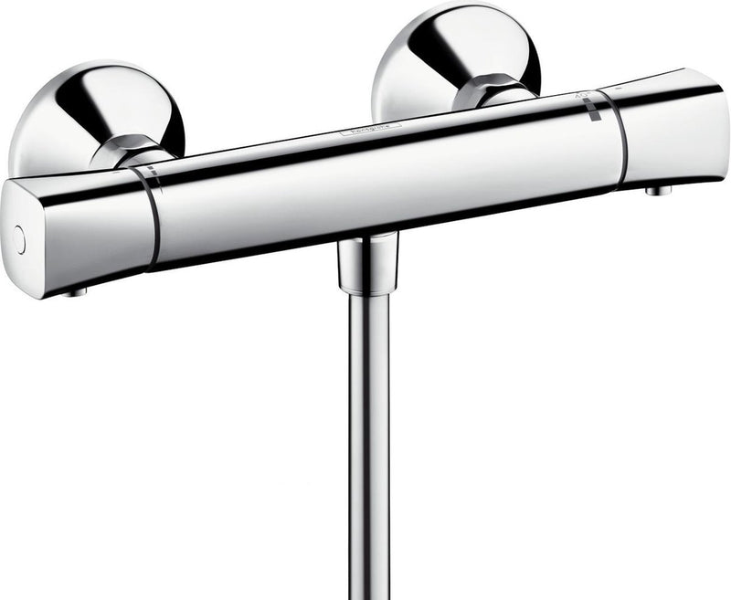 Termostato de ducha universal ecostat Hansgrohe - distancia entre ejes 150 mm - cromo