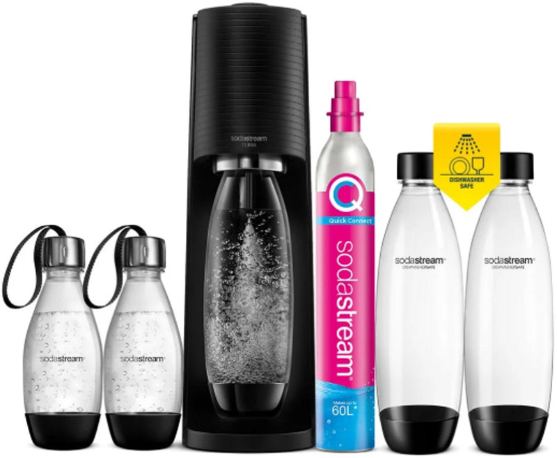 Máquina de agua con gas Sodastream terra gigapack - negro