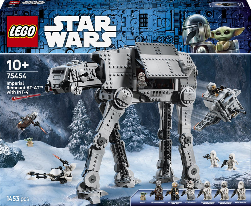 Lego Star Wars Imperial Remnant AT-AT con kit di costruzione INT-4 per bambini e decorazioni 75454