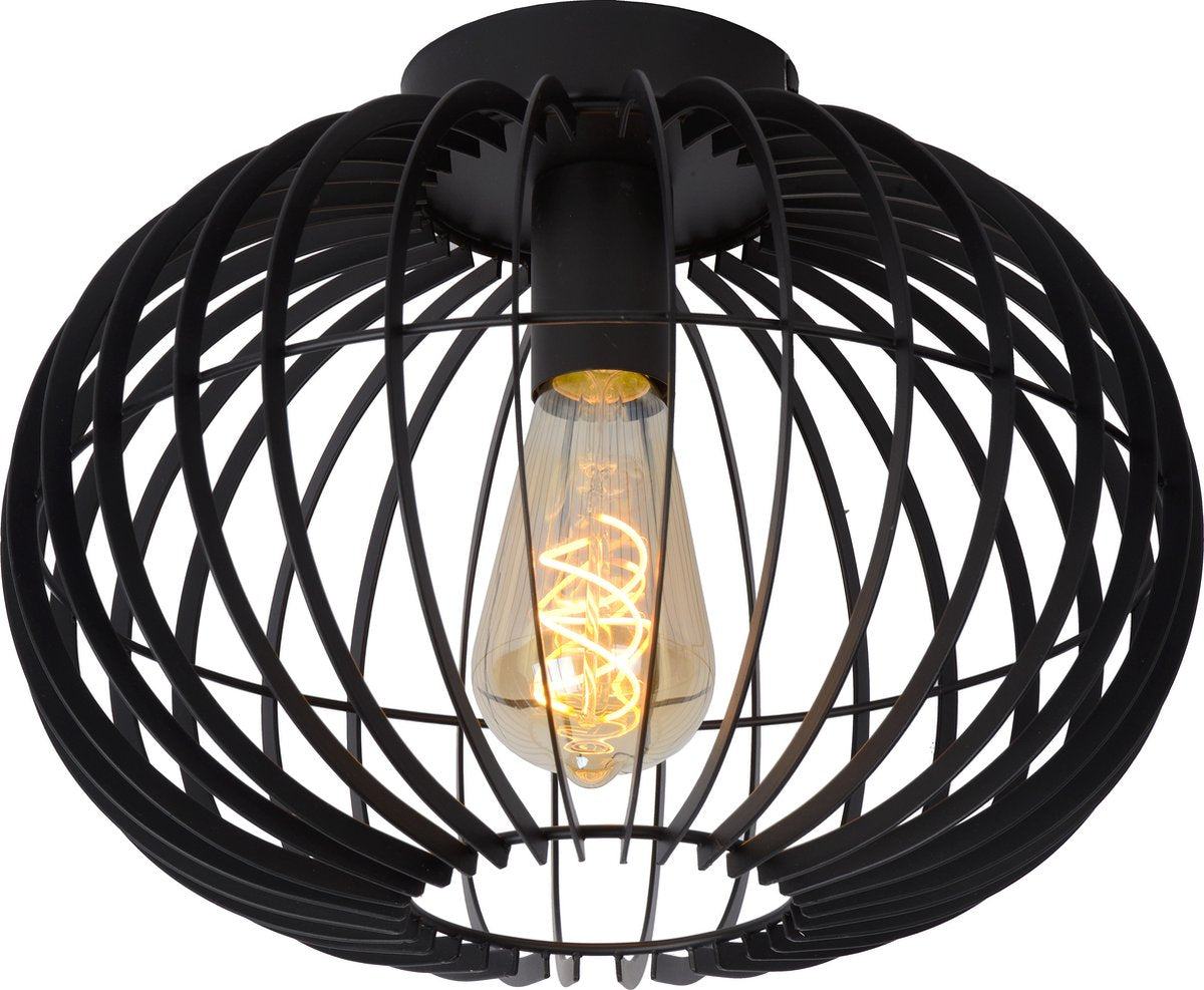 Lucide reda - lampada da soffitto (lampada da soffitto) - ø 32 cm - 1xe27 - nero