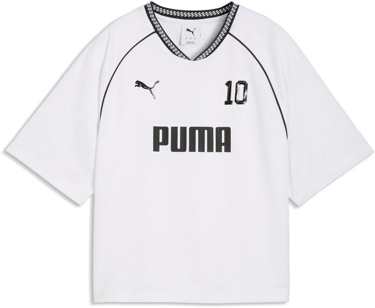 Puma sport relaxed jersey dames t-shirt - white