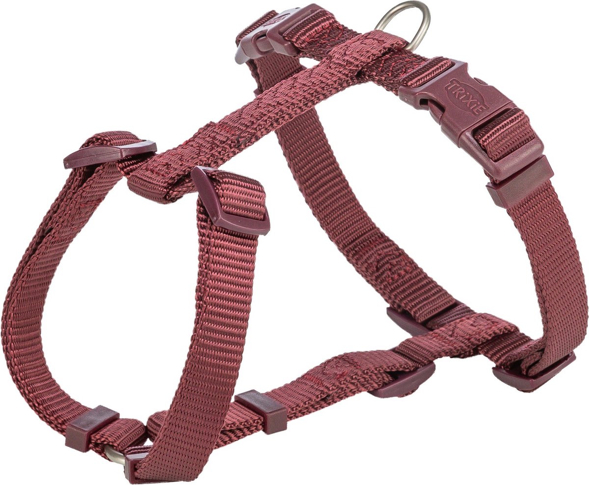 Trixie Dog Harness Premium H-Hes Sangria Red