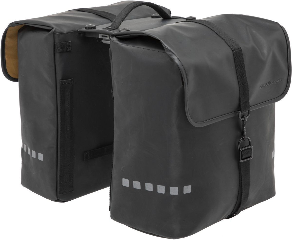 New Looxs Odense 224,501Mik Black double bicycle bag