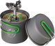 Optimus en optimus crux lite +terra solo - sistema de cocina para camping - acero inoxidable aluminio - gris