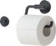 Tiger urban - toiletrolhouder zonder klep (1x) - inclusief handdoekhaak klein (1x) - zwart