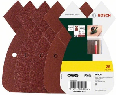 Bosch accessories 25-piece sanding sheet set for multi-sanders - 2607017113