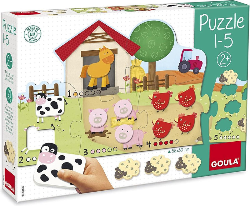 Goula jumbo - - puzzle 1 - 5 - da 2 anni