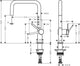 Hansgrohe m54 - rubinetto cucina talis, ecosmart, cromo 72844000