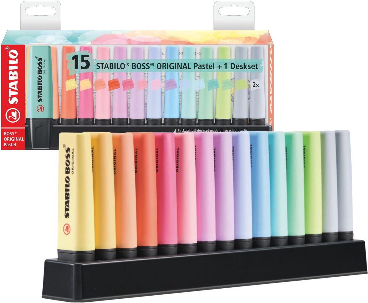 Stabilito boss originale Deskset Pastel, 15 °.