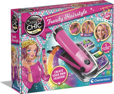 Clementoni Crazy Chic Trendy Hairstyle Hair Paint Paint Kit