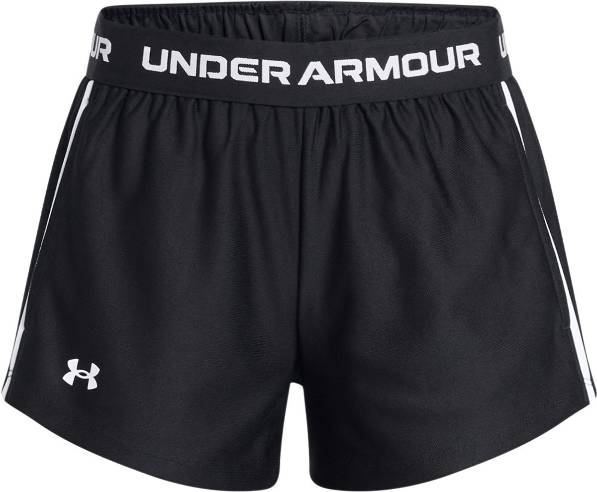 Under armour g tech play up short unisex sportbroek - zwart - wit