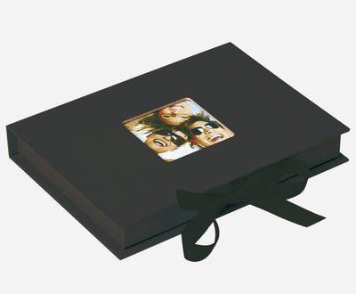 Walther fb-112-b fun - caja para guardar fotografías - tamaño 20 x 15 x 3 cm - 70 fotos 13 x 18 cm - negro