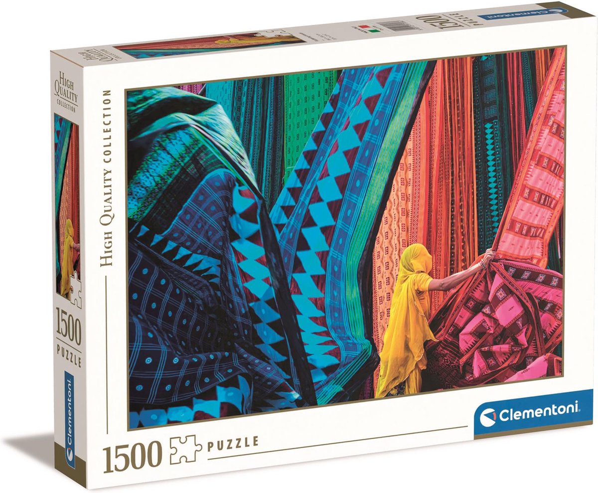 Clementoni - puzzel - 1500 stukjes - fluttering tissues - puzzel voor volwassenen - high quality collection