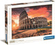 Clementoni - rompecabezas - 1000 piezas - atardecer romano - rompecabezas para adultos - colección de alta calidad
