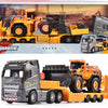Autocarro Majorette Volvo FH16 con semirimorchio e pala gommata