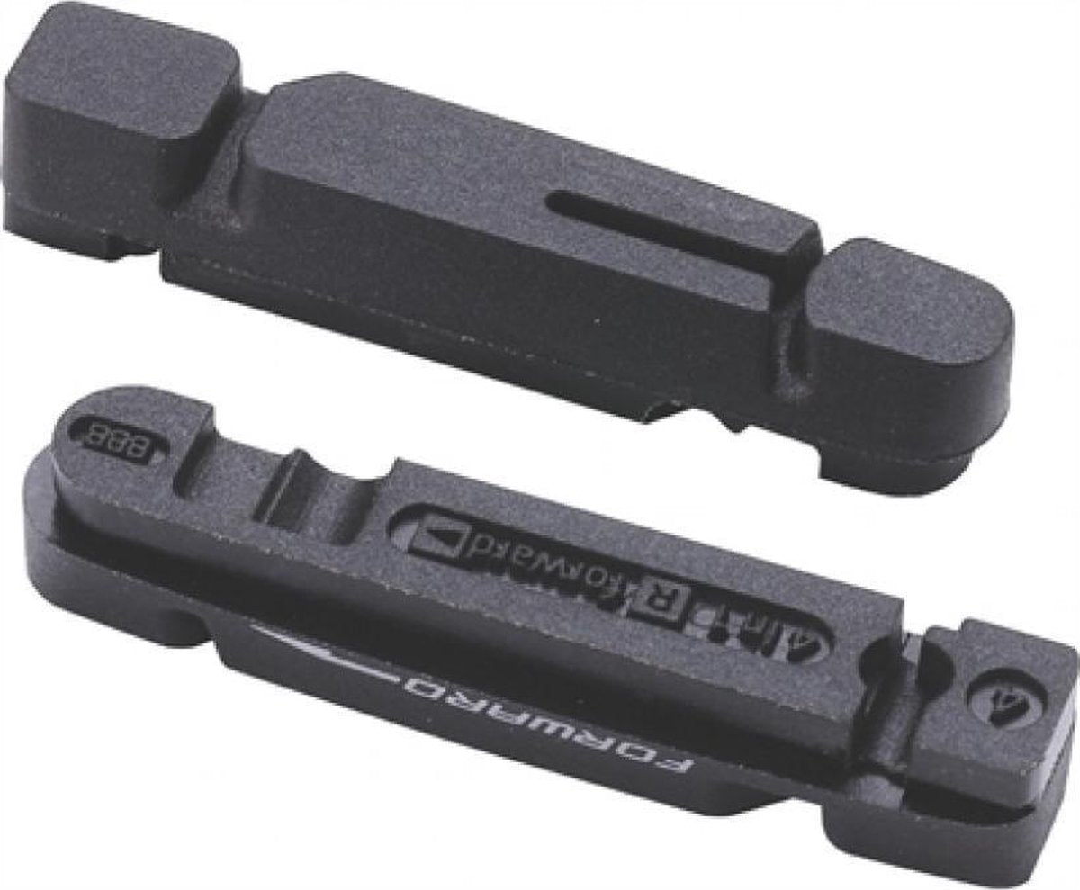 Bbb cycling remblokken techstop - velgrem - compatibel met racefiets stadsfiets - zwart - bbs-27