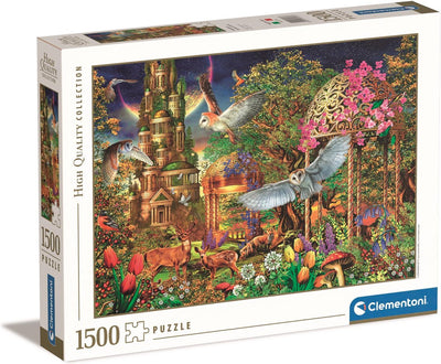 Clementoni Jigsaw Puzzle Woodland Fantasy Garden, 1500º.