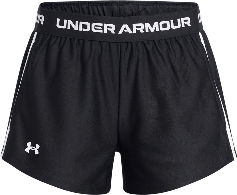 Under armour g tech play up short unisex sportbroek - zwart - wit