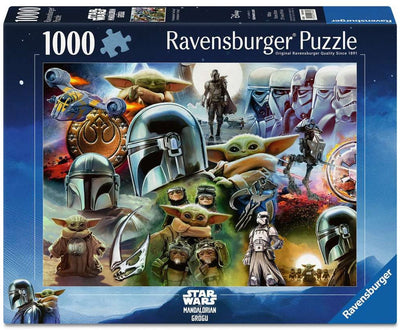 Ravensburger jigsaw puzzle the mandalorian and grogu - 1000 pcs.