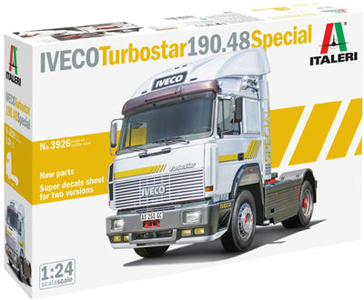 Italeri modelbouwpakket vrachtwagens - 3926 iveco turbostar 190.48 special - truck plastic - 1:24 - modelbouw