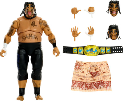 Figura de acción de Mattel WWE, juguete Umaga de última edición de 6 pulgadas.