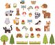 Bigjigs Wooden Magnets Forest, 35st.
