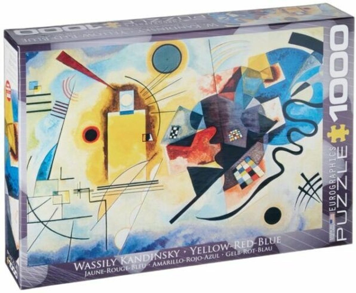Eurographics - giallo-rosso-blu [gelb-rot-blau] - Wassily Kandinsky - 1000 pezzi 68×48 cm (l×a) - puzzle d'arte