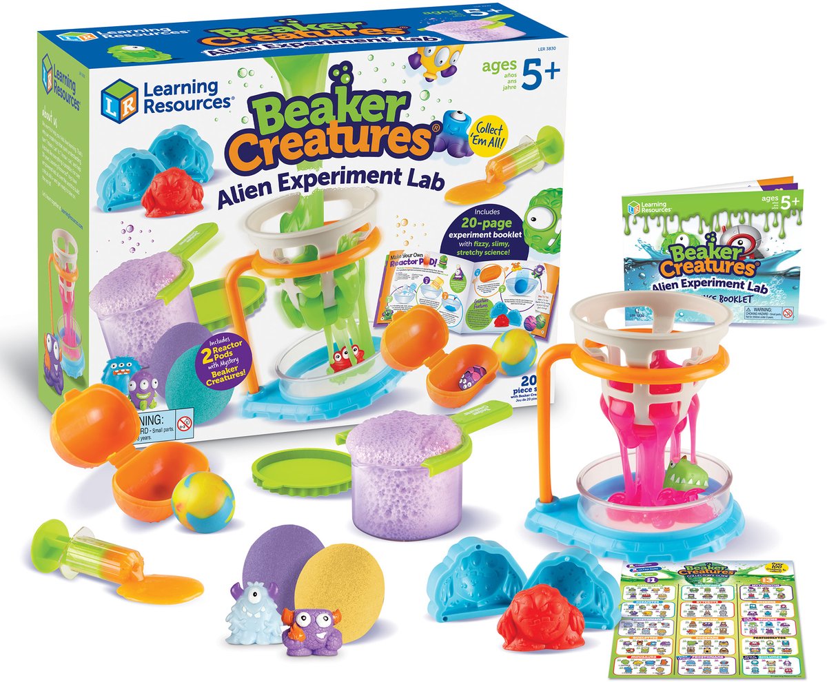 Recursos de aprendizaje beaker Creatures® laboratorio de experimentos alienígenas - 3+
