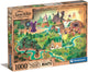 Clementoni - rompecabezas - 1000 piezas - mapa de la historia de Blancanieves