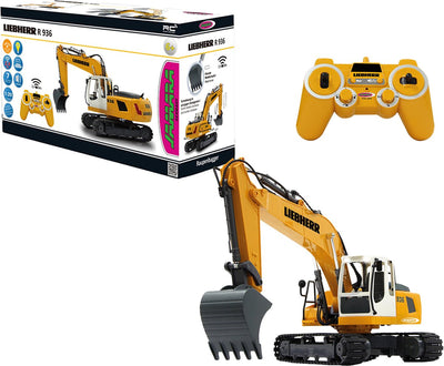 Jamara excavadora liebherr r936 1:20 amarilla 2,4ghz