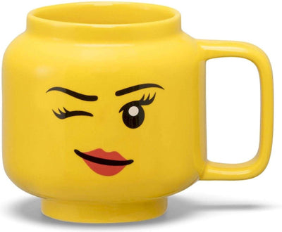 Room Copenhagen tazza in ceramica LEGO con testa di ragazza ammiccante, argilla