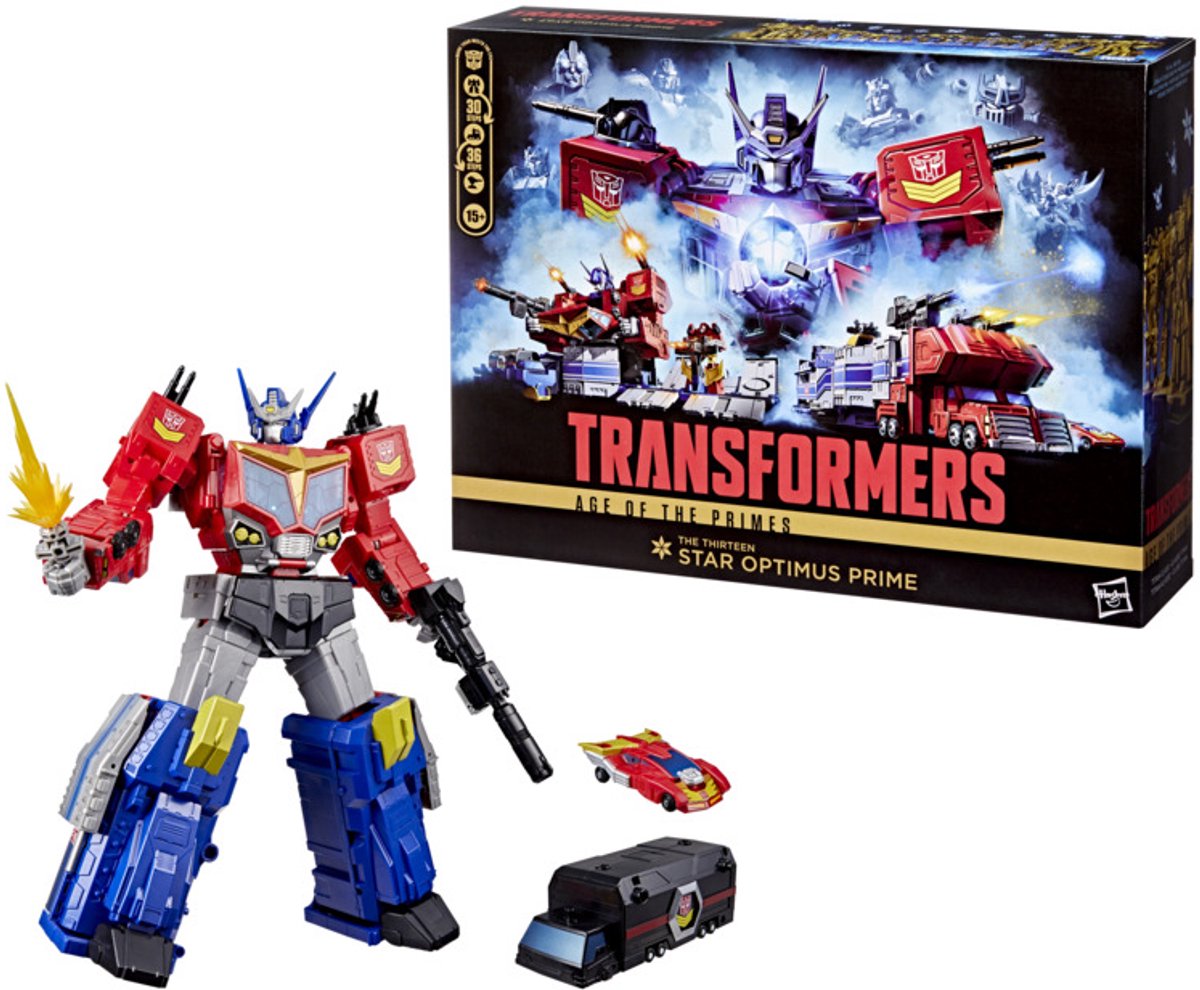 Hasbro Transformers La era de los primos Las trece estrellas Optimus Prime