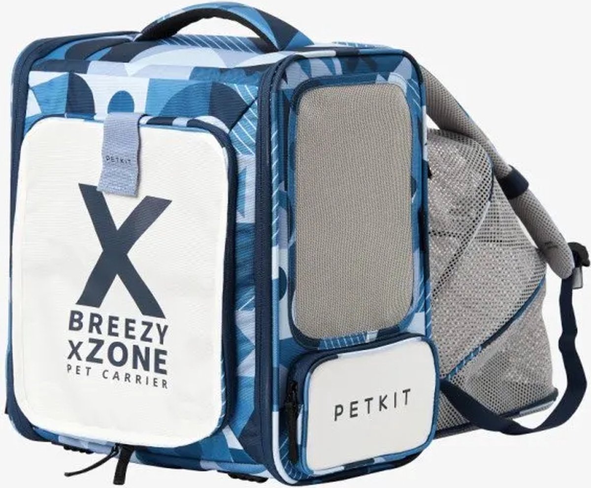 Petkit - breezy xzone pet carrier-blue