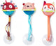 Lilliputiens - set di 3 palline da bagno - con ventosa