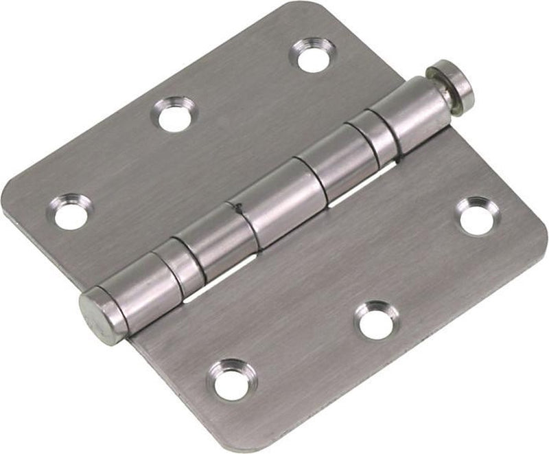 Megamoviestore starx rótula con pasador esquina redonda 76x76 acero inoxidable