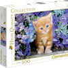Clementoni Puzzle Cat con flores, 500 °.