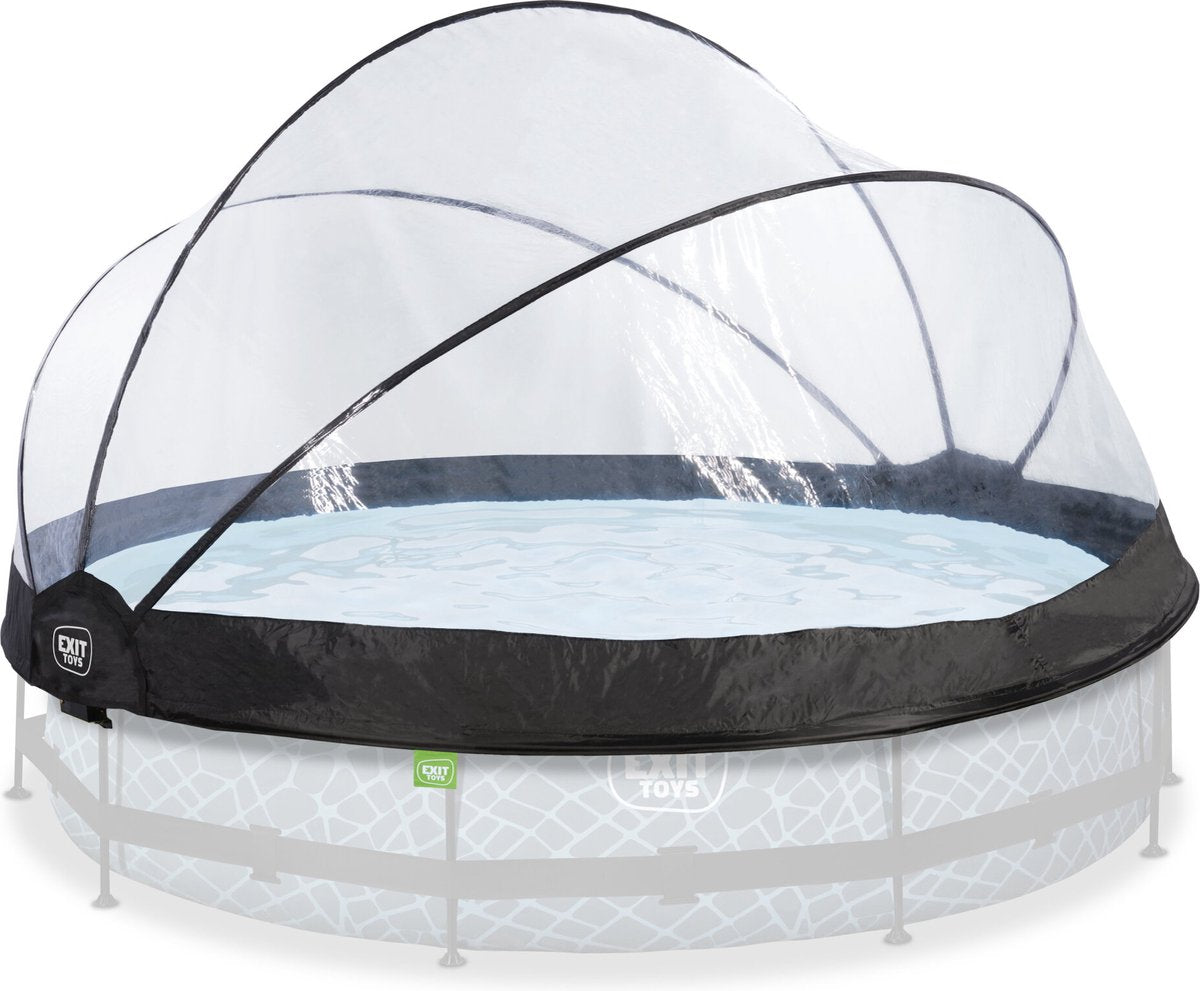 Exit toys exit zwembad overkapping eco ø366cm - zwembad dome - universeel - zwembad accessoire - weerbestendig