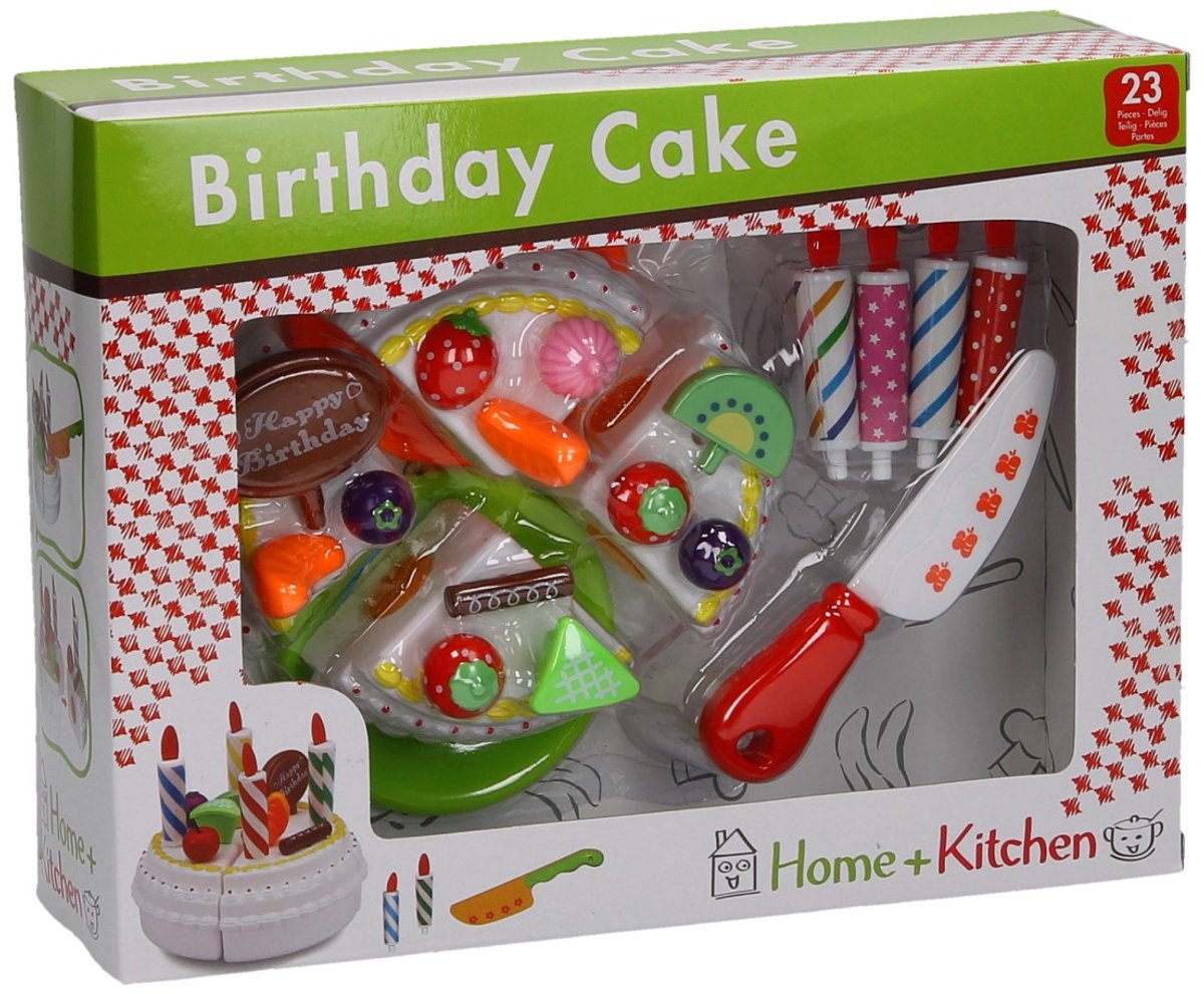 Carro de cumpleaños de la cocina del hogar de Johntoy