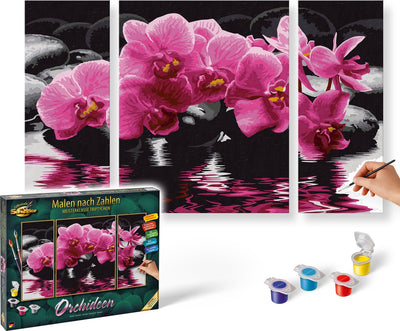 Schipper schilderen op nummer - orchidee�n - hobbypakket