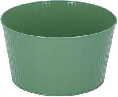 Vaso da fiori Arti casa - 25 x 14 cm - vaso per fiori e piante d'appartamento - verde
