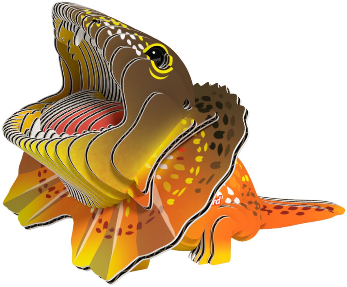 Eugy 3d puzzel - hagedis - wilde dieren - duurzaam - verzamel ze allemaal - 6 jaar