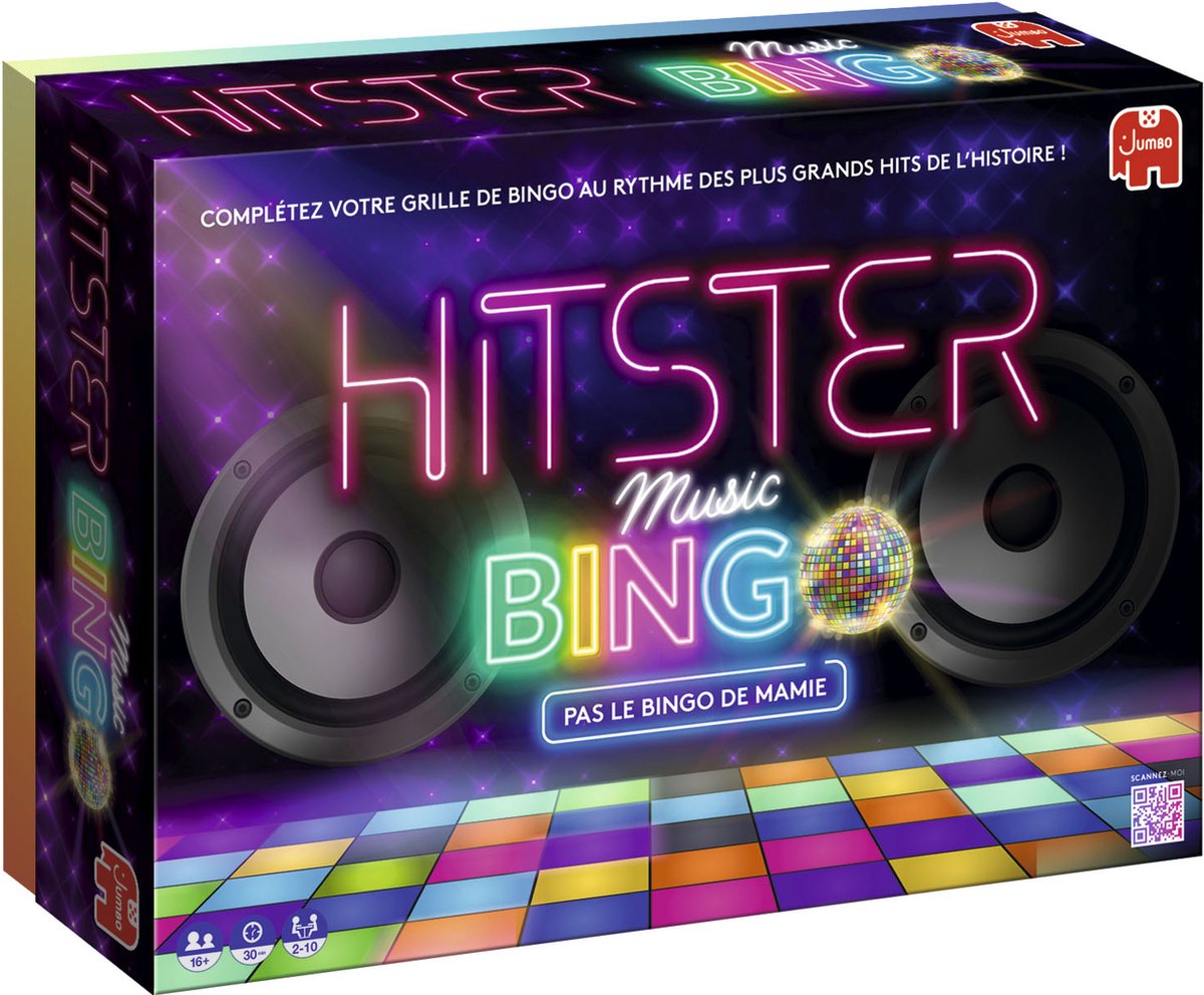 Hitster jumbo - bingo (fr) - gioco di società francese - edizione francese - gioco d'azione