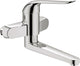 Mezclador de lavabo Grohe euro - de pared con acoplamiento cromado