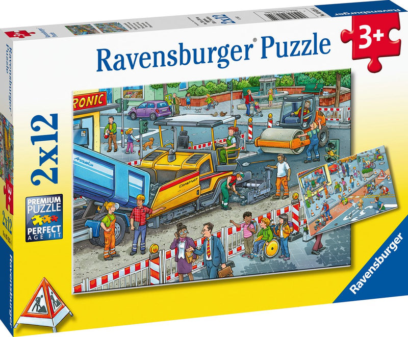 Ravensburger - Trabaja en las piezas de Reeg Puzzle 2x12
